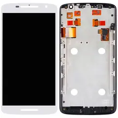 MR3_67110 Дисплей motorola xt1562, xt1563, xt1565 moto x play, з сенсором, та рамкою білий 
