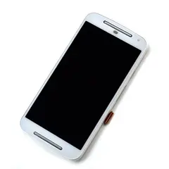 MR3_67112 Дисплей motorola xt1062 moto g2, xt1063, xt1064, xt1068, з сенсором, та рамкою білий 