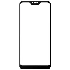 MR3_104537 Скло корпусу для xiaomi mi 8 lite, mi 8x чорний PRC