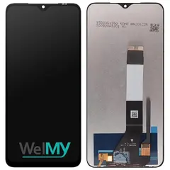 MR3_124412 Дисплей телефона для poco m3, redmi 9t, з сенсором, power чорний (welmy) WELMY