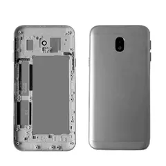 MR3_102470 Задня кришка samsung j330 galaxy j3 (2017) silver (зі склом камери) 