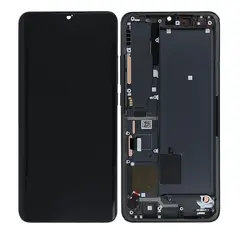 MR3_108468 Дисплей xiaomi mi note 10, mi note 10 lite, з сенсором, та рамкою midnight black сервісний оригінал 