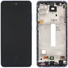 MR3_108520 Дисплей samsung sm-a525, a528 galaxy a52, a52s ( (2021), з сенсором, та рамкою blue сервісний оригінал 