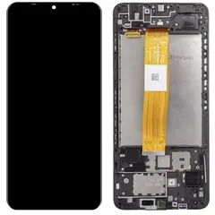 MR3_109350 Дисплей samsung sm-m127 galaxy m12 (2021), з сенсором, та рамкою black service pack 