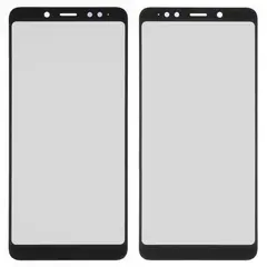 MR3_109688 Скло корпусу для redmi note 5, redmi note 5 pro з oca-плівкою, black оригінал (prc) 