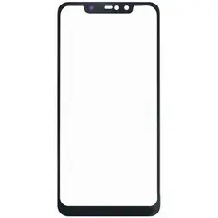 MR3_114202 Скло корпусу для redmi note 6, redmi note 6 pro з oca-плівкою, black оригінал (prc) 