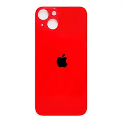 MR3_116500 Задня кришка (скло) iphone 13 red (big hole) 