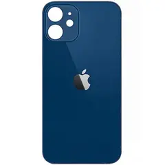 MR3_120016 Задня кришка (скло) iphone 12 mini blue (big hole), сервісний оригінал 
