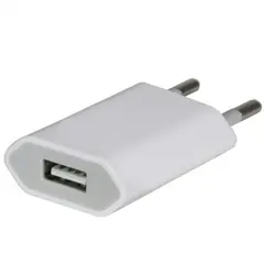 MR3_1986 Мережевий зарядний пристрій apple 5w 1a, білий оригінал 