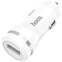 MR3_104741 Автомобільний зарядний пристрій hoco z27a staunch 3a 1usb quick charge 3.0 18w білий HOCO