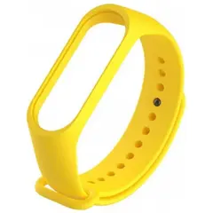 MR3_107686 Ремінець xiaomi mi band 3, mi band 4 жовтий PRC