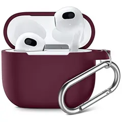 MR3_115539 Чохол silicone case для airpods 3 wine червоний PRC