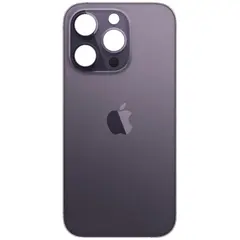 MR3_118187 Задня кришка (скло) iphone 14 pro deep пурпуровий (big hole) PRC