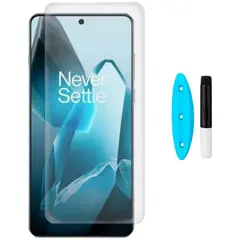 MR3_194496 Захисне скло для oneplus 13 (0.25 mm, 3d, прозорий) в комплекті з uv клеєм і лампою PRC