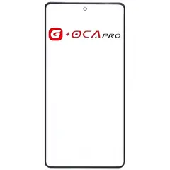 MR3_194861 Скло корпусу g+oca pro для motorola xt2403, xt2401 moto edge 50 pro, 50 ultra з oca-плівкою, чорний G+OCA PRO
