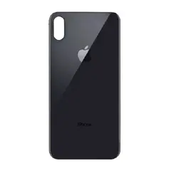 MR3_102741 Задня кришка (скло) iphone xs space gray (big hole) 