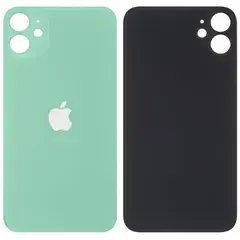 MR3_106627 Задня кришка (скло) iphone 11 green (big hole) 