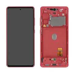 MR3_106850 Дисплей samsung sm-g780 galaxy s20fe 4g (2020), з сенсором, та рамкою cloud red сервісний оригінал 