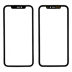 MR3_108234 Скло корпусу для iphone 11 з oca-плівкою та рамкою black оригінал 