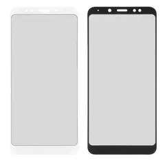 MR3_109705 Скло корпусу для redmi 5 plus з oca-плівкою, білий оригінал (prc) 