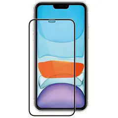 MR3_110185 Скло iphone 13, 13 pro, 14, 16e 6.1 (0.3mm, 4d arc, чорний) люкс 
