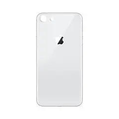 MR3_115701 Задня кришка (скло) iphone se (2020) silver (big hole) 