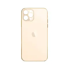 MR3_116513 Задня кришка (скло) iphone 13 pro gold (big hole) 