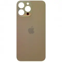 MR3_116576 Задня кришка (скло) iphone 13 pro max gold (big hole) 