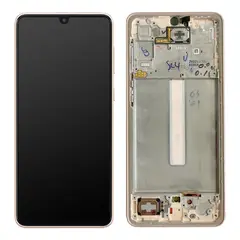 MR3_116719 Дисплей samsung sm-a336 galaxy a33 5g (2022), з сенсором, та рамкою peach gold сервісний оригінал 