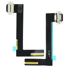 MR3_117677 Шлейф ipad air 2 конектора зарядки, з компонентами, black 