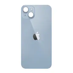 MR3_118182 Задня кришка (скло) iphone 14 plus blue (big hole) 