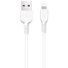 MR3_118269 Кабель usb hoco x20 flash lightning 2.4a 2m білий 