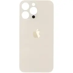 MR3_118847 Задня кришка (скло) iphone 14 pro max gold (big hole) 