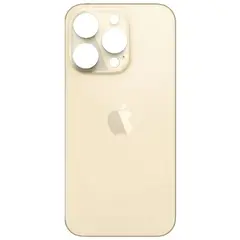 MR3_119017 Задня кришка (скло) iphone 14 pro gold (big hole) 