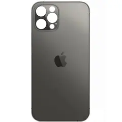 MR3_120022 Задня кришка (скло) iphone 12 pro max graphite (big hole), сервісний оригінал 