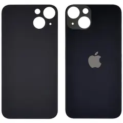 MR3_120032 Задня кришка (скло) iphone 13 midnight (big hole), сервісний оригінал 