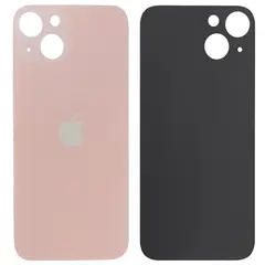 MR3_120036 Задня кришка (скло) iphone 13 pink (big hole), сервісний оригінал 