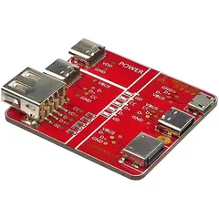 MR3_120414 Тестова плата mega-idea для перевірки usb кабелів lightning, type-c, micro 