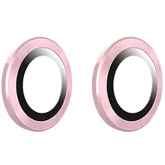 MR3_120552 Скло камери для iphone 15, iphone 15 plus з рамкой pink (комплект 2шт.) 