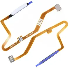 MR3_121500 Шлейф redmi note 12 pro 5g, redmi note 12 pro plus 5g, poco x5 pro зі сканером відбитку пальця білий 