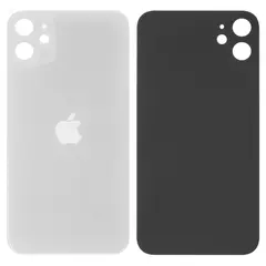 MR3_121753 Задня кришка (скло) iphone 11 білий (small hole), сервісний оригінал 