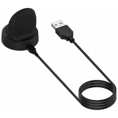 MR3_109323 Зарядний кабель magnetic charger cradle для samsung galaxy watch 3, 4, 4 classic, 5, 5 pro, 6, 6 classic, active, active 2 чорний (док станція) PRC