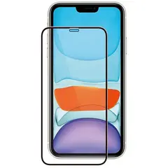 MR3_110185 Захисне скло для iphone 13, 13 pro, 14, 16e 6.1 (0.3 mm, 4d arc, чорний) люкс PRC