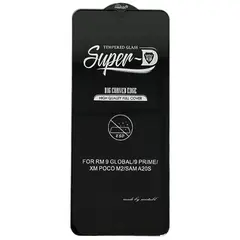 MR3_120743 Захисне скло для redmi 9, redmi 9t, redmi 9 prime, poco m2, poco m3 (mietubl super-d, чорний) MIETUBL