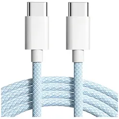 MR3_120888 Кабель pd type-c to type-c apple woven charge cable, 1 m синій (без пак) PRC