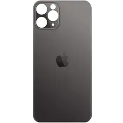 MR3_106631 Задня кришка (скло) iphone 11 pro max space gray (big hole) 