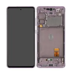 MR3_106851 Дисплей samsung sm-g780 galaxy s20fe 4g (2020), з сенсором, та рамкою lavander сервісний оригінал 