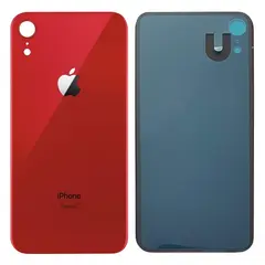 MR3_107425 Задня кришка (скло) iphone xr red (big hole) 