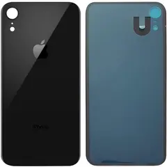 MR3_107457 Задня кришка (скло) iphone xr black (big hole) 