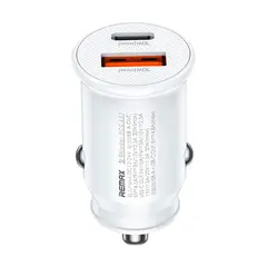 MR3_118064 Авто зарядний пристрій remax rcc-231 chanyo series 30w 1usb qc +1type-c pd silver 